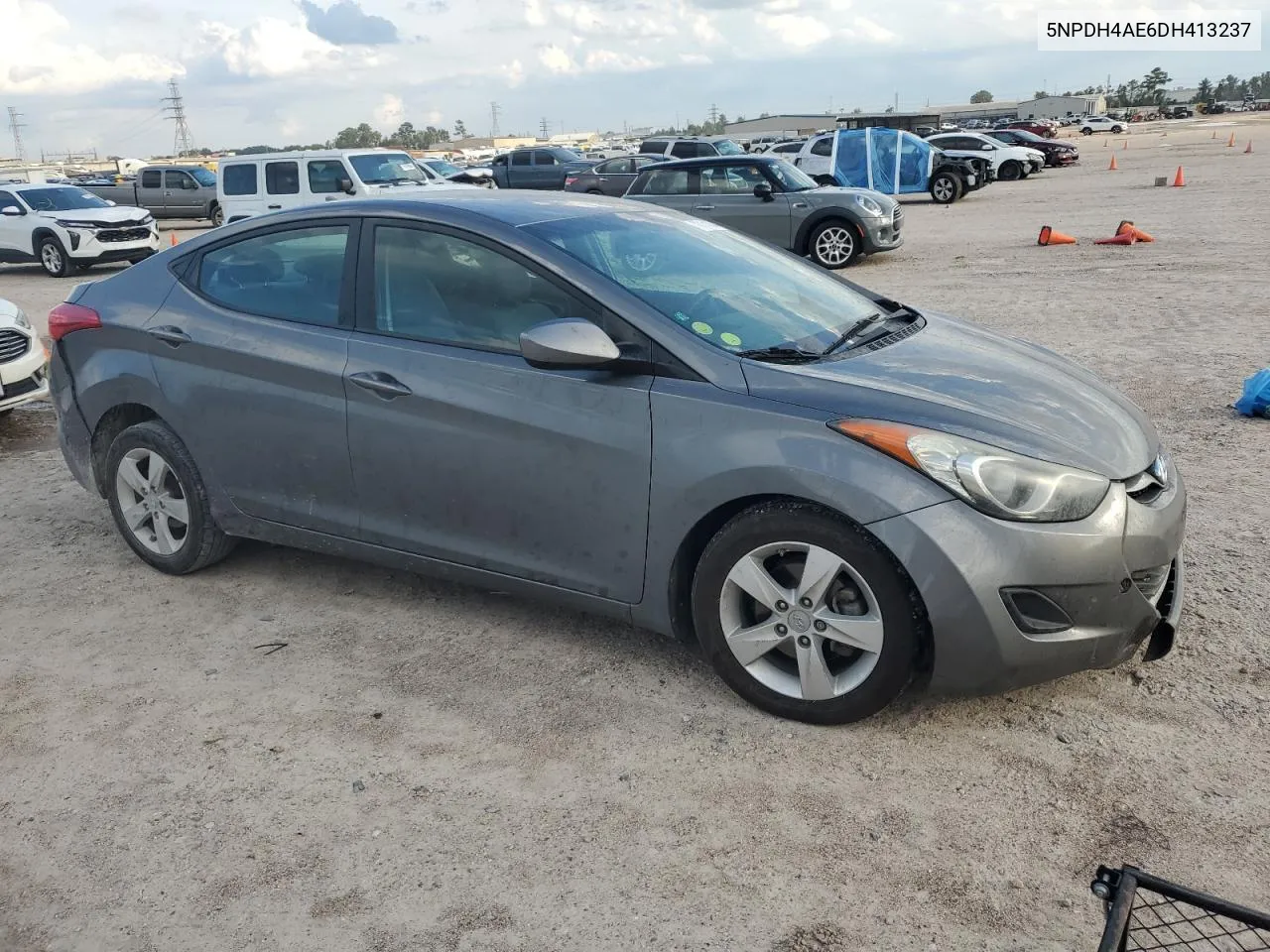 2013 Hyundai Elantra Gls VIN: 5NPDH4AE6DH413237 Lot: 73171034