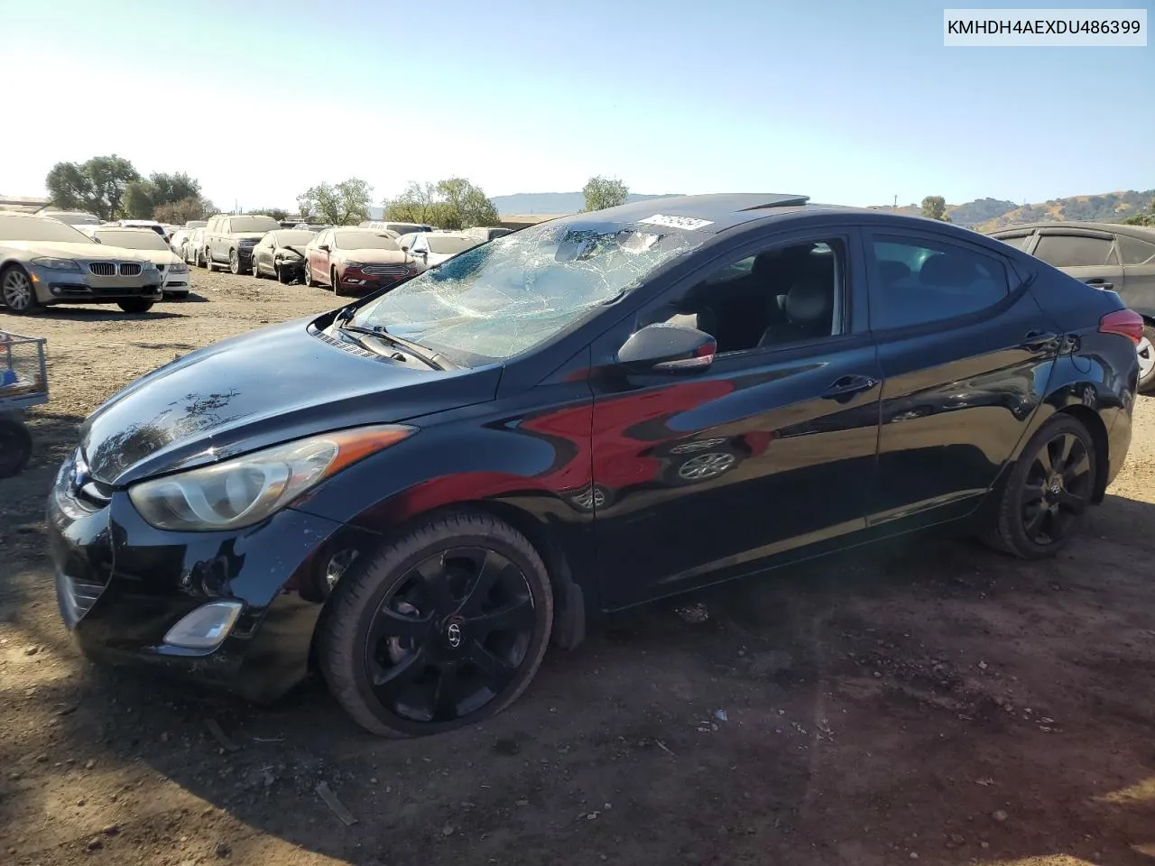 2013 Hyundai Elantra Gls VIN: KMHDH4AEXDU486399 Lot: 73193454