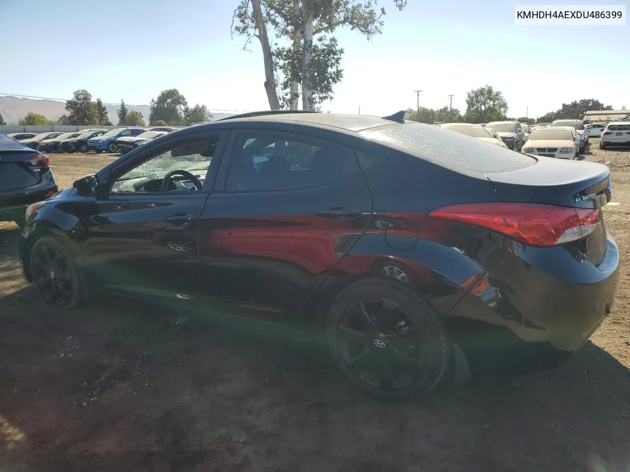 KMHDH4AEXDU486399 2013 Hyundai Elantra Gls