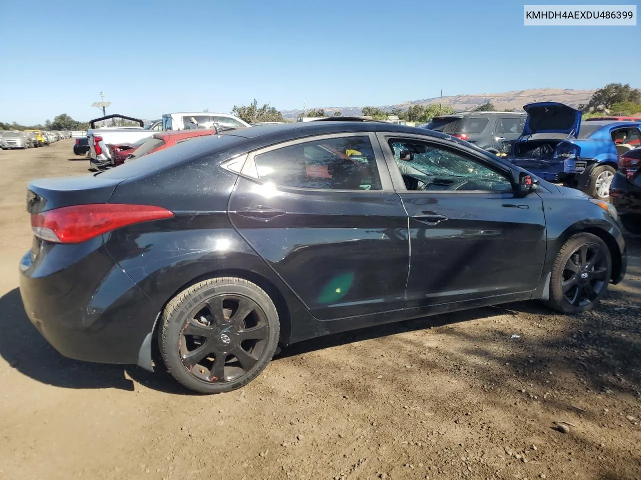 2013 Hyundai Elantra Gls VIN: KMHDH4AEXDU486399 Lot: 73193454