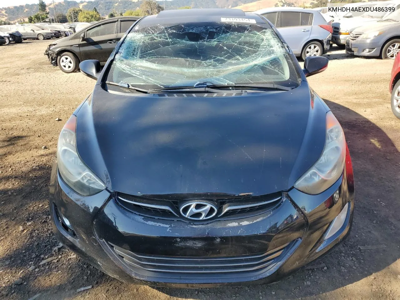 2013 Hyundai Elantra Gls VIN: KMHDH4AEXDU486399 Lot: 73193454