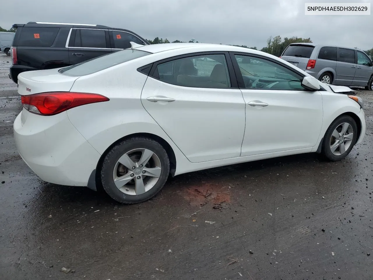 2013 Hyundai Elantra Gls VIN: 5NPDH4AE5DH302629 Lot: 73209934