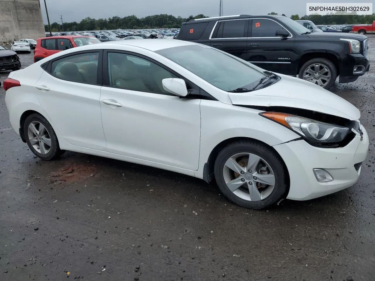 2013 Hyundai Elantra Gls VIN: 5NPDH4AE5DH302629 Lot: 73209934