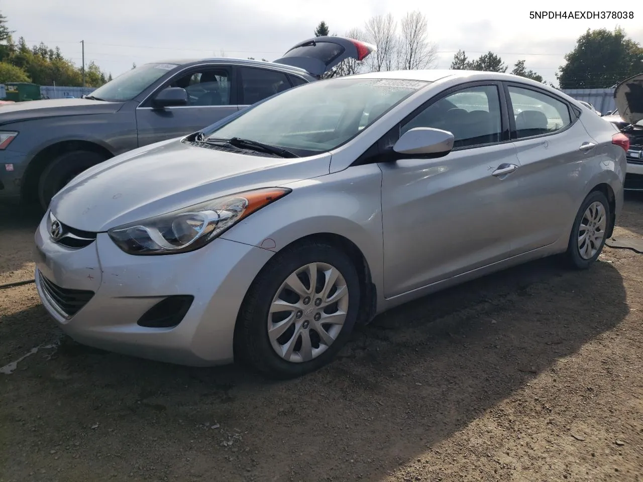 2013 Hyundai Elantra Gls VIN: 5NPDH4AEXDH378038 Lot: 73305254