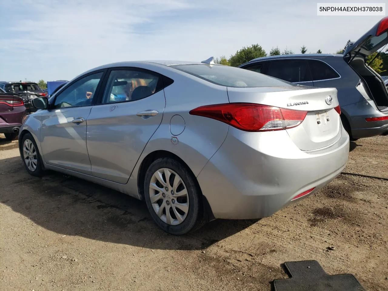 2013 Hyundai Elantra Gls VIN: 5NPDH4AEXDH378038 Lot: 73305254