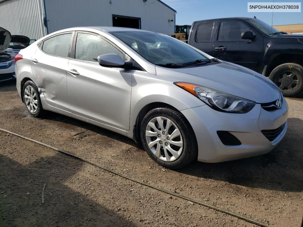 2013 Hyundai Elantra Gls VIN: 5NPDH4AEXDH378038 Lot: 73305254