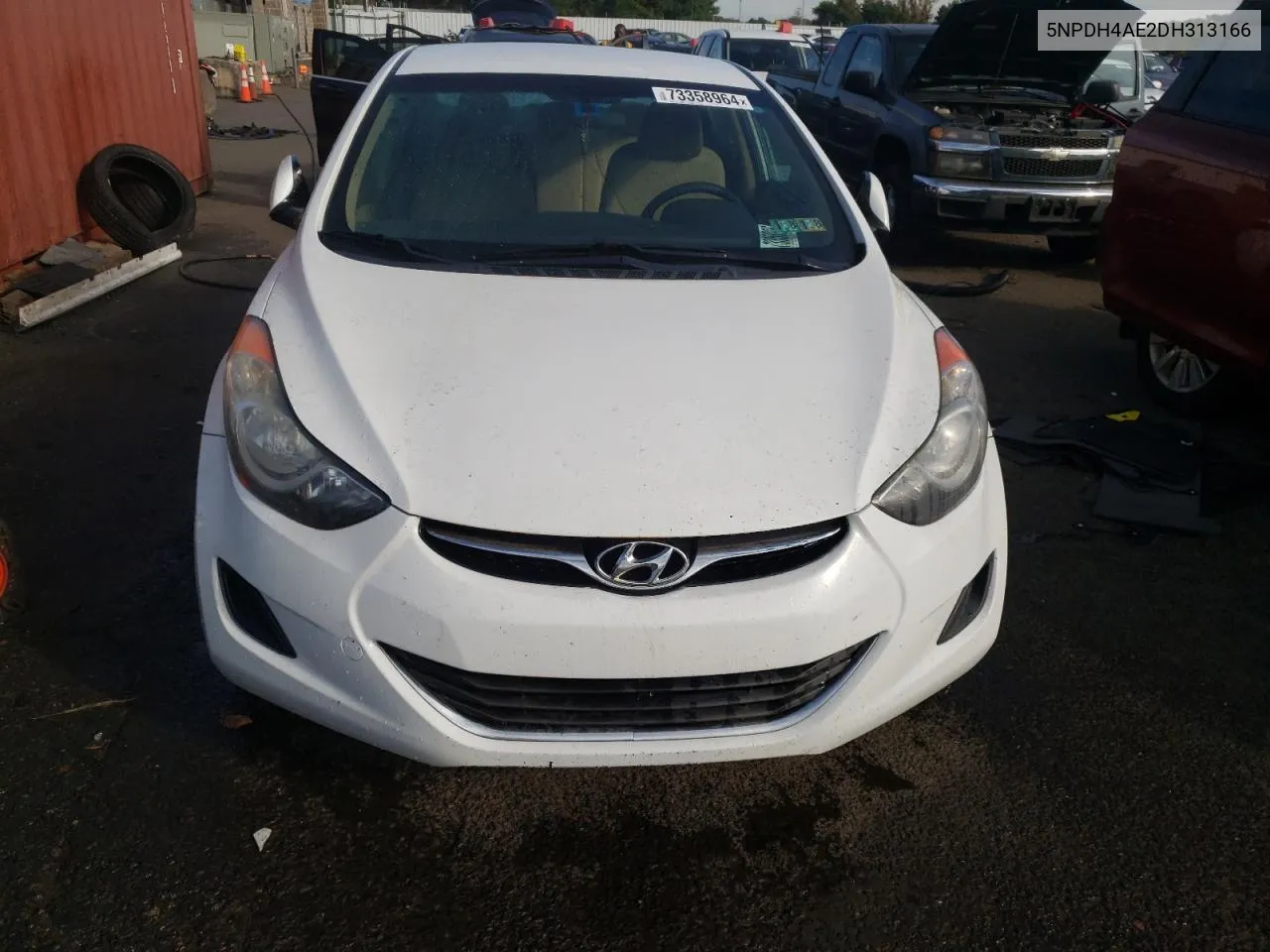 2013 Hyundai Elantra Gls VIN: 5NPDH4AE2DH313166 Lot: 73358964