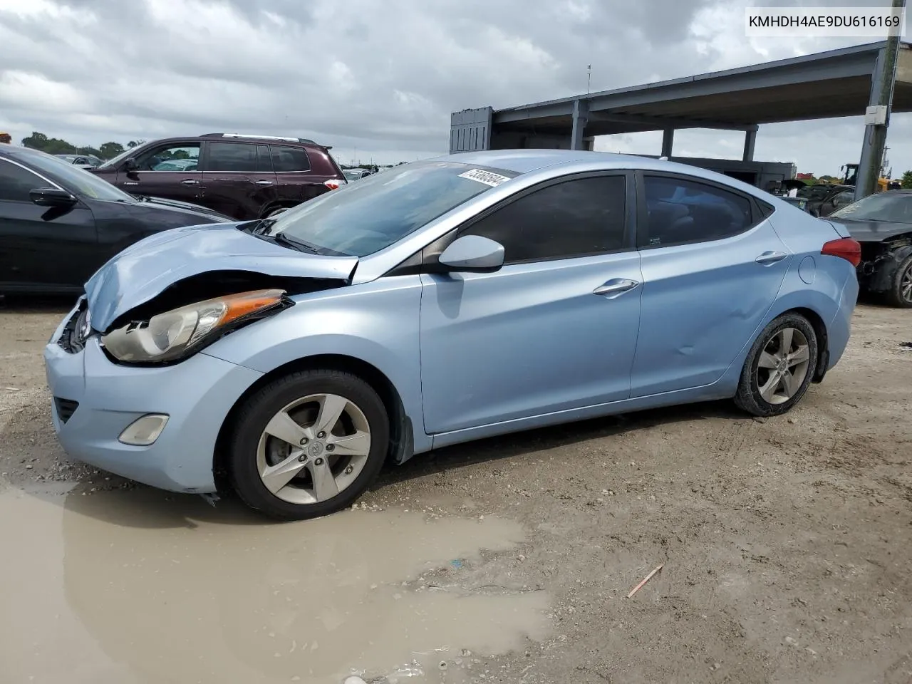 2013 Hyundai Elantra Gls VIN: KMHDH4AE9DU616169 Lot: 73360504