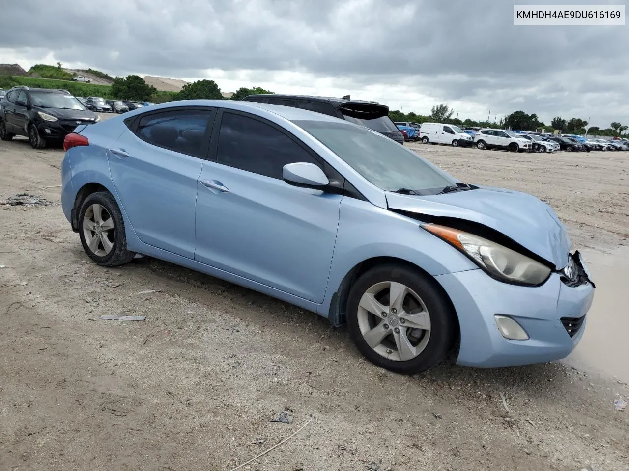 2013 Hyundai Elantra Gls VIN: KMHDH4AE9DU616169 Lot: 73360504