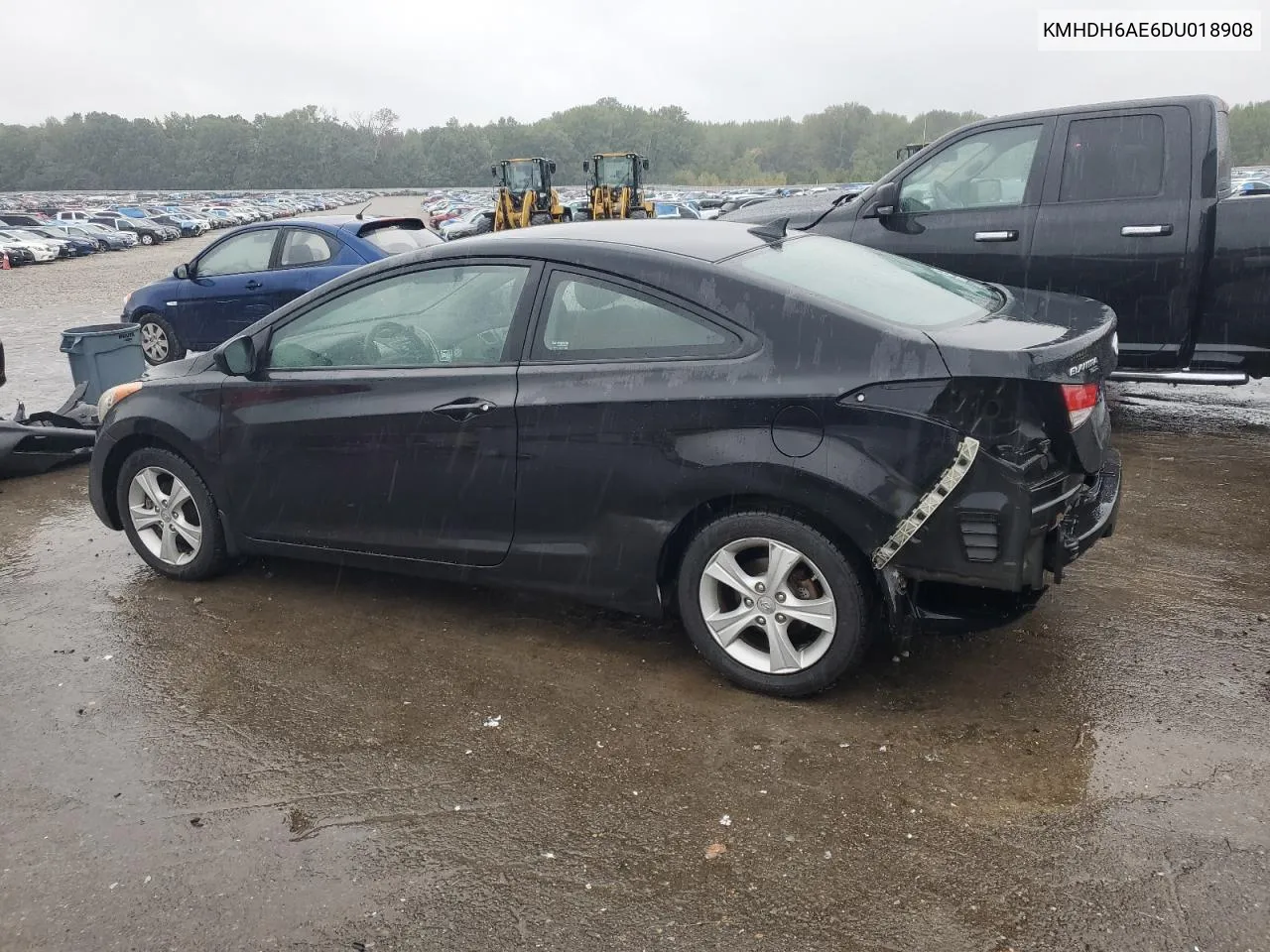 KMHDH6AE6DU018908 2013 Hyundai Elantra Coupe Gs