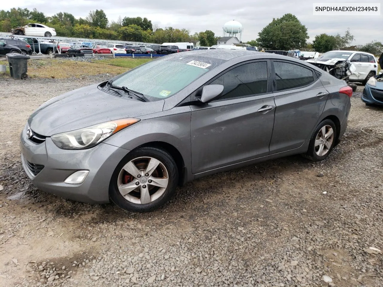 2013 Hyundai Elantra Gls VIN: 5NPDH4AEXDH234943 Lot: 73420904