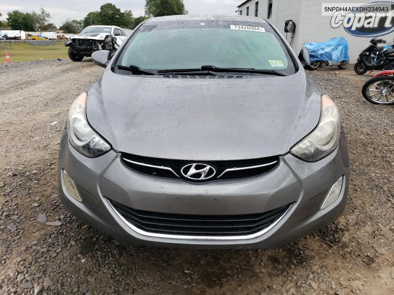 2013 Hyundai Elantra Gls VIN: 5NPDH4AEXDH234943 Lot: 73420904