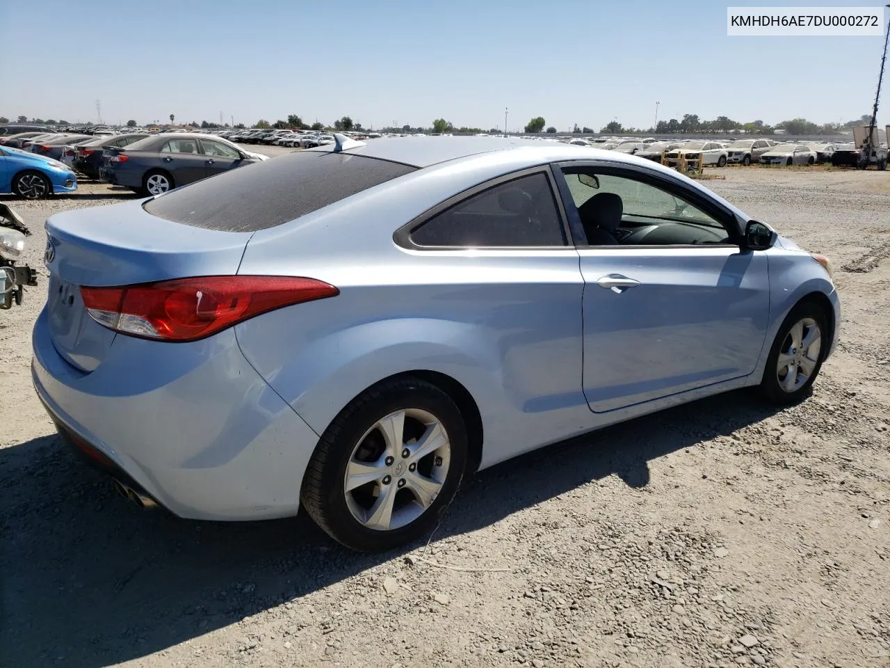 KMHDH6AE7DU000272 2013 Hyundai Elantra Coupe Gs