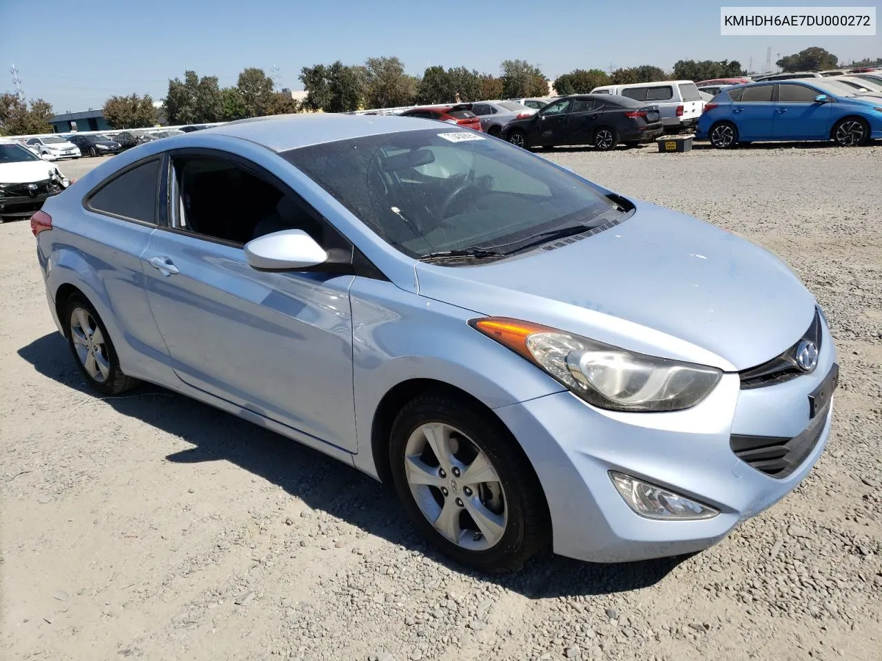 2013 Hyundai Elantra Coupe Gs VIN: KMHDH6AE7DU000272 Lot: 73430894