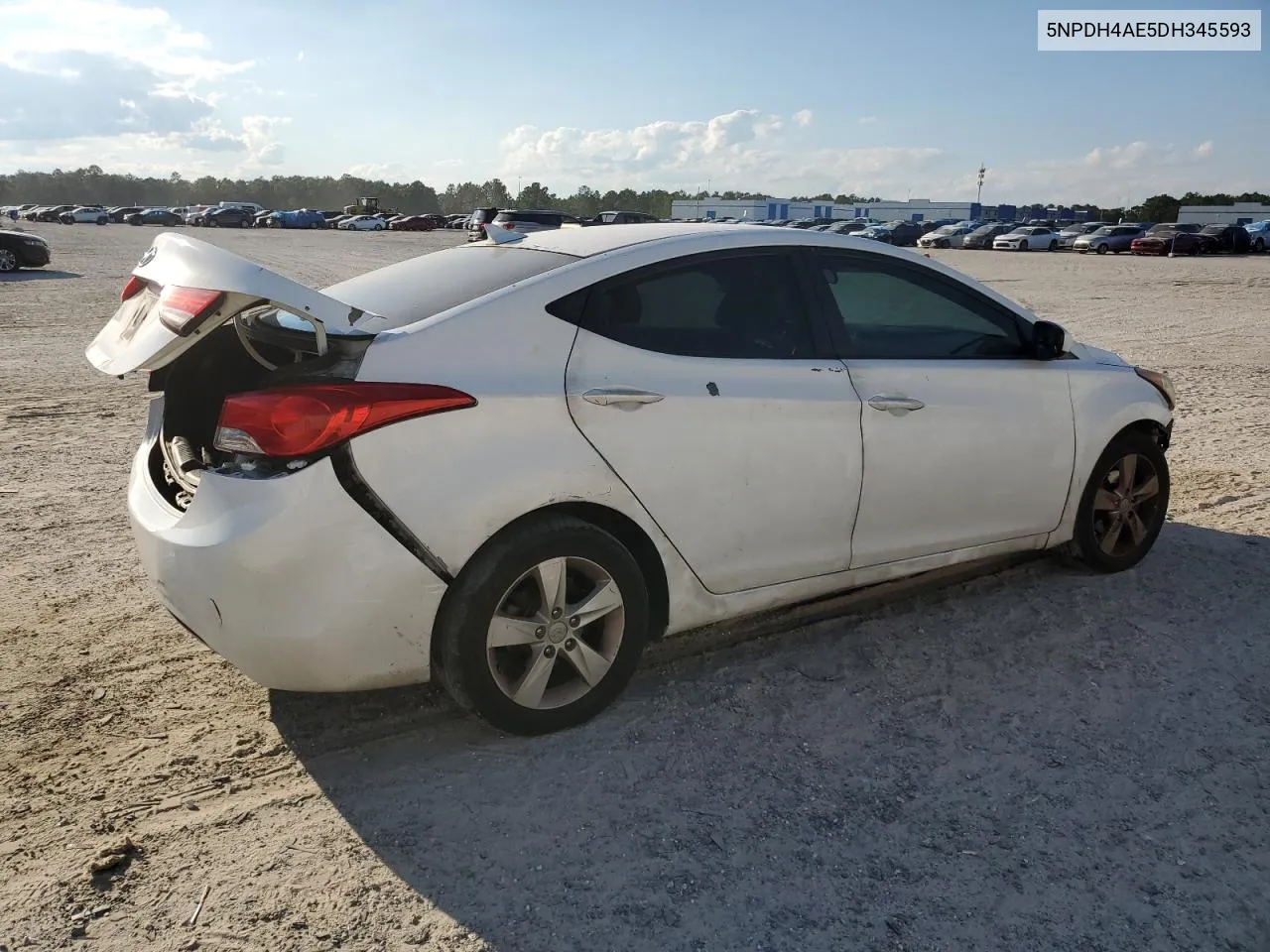 2013 Hyundai Elantra Gls VIN: 5NPDH4AE5DH345593 Lot: 73511184