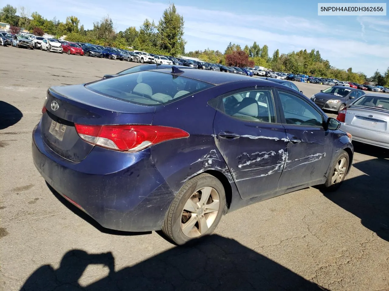 2013 Hyundai Elantra Gls VIN: 5NPDH4AE0DH362656 Lot: 73565484