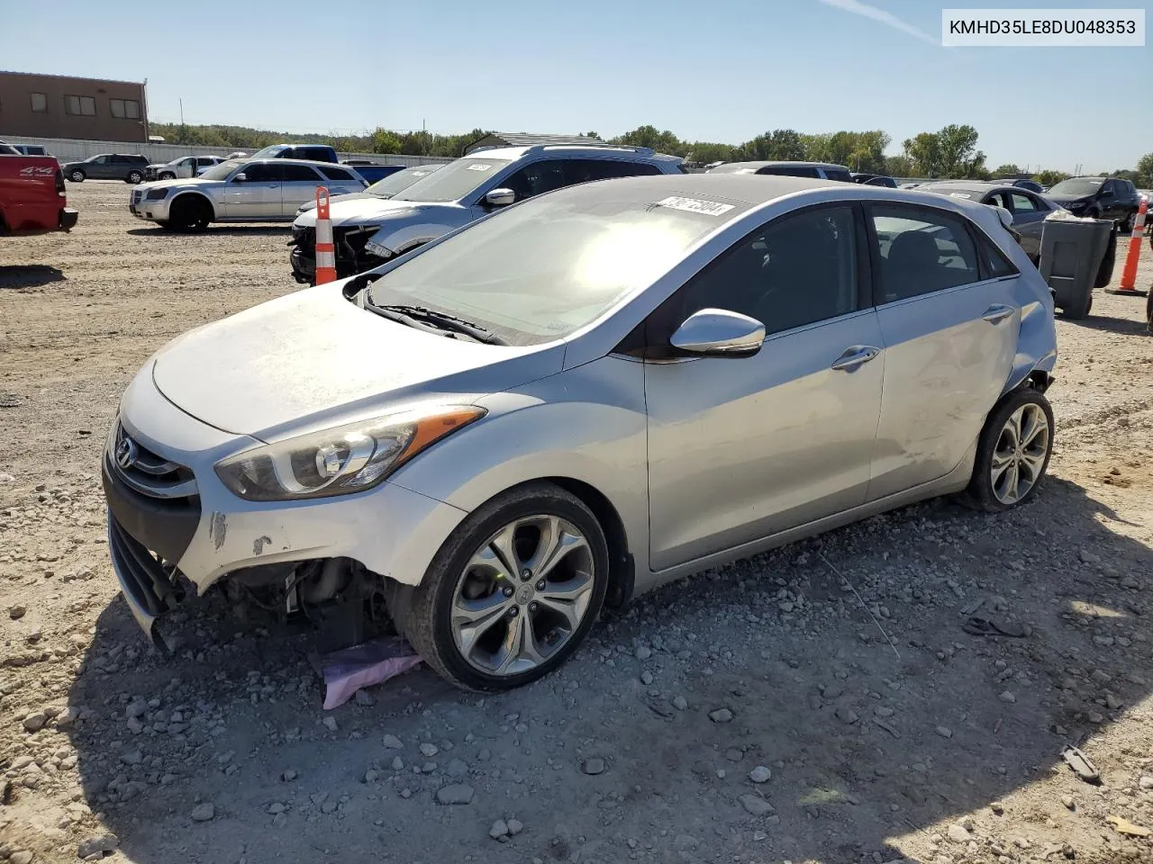 2013 Hyundai Elantra Gt VIN: KMHD35LE8DU048353 Lot: 73672804