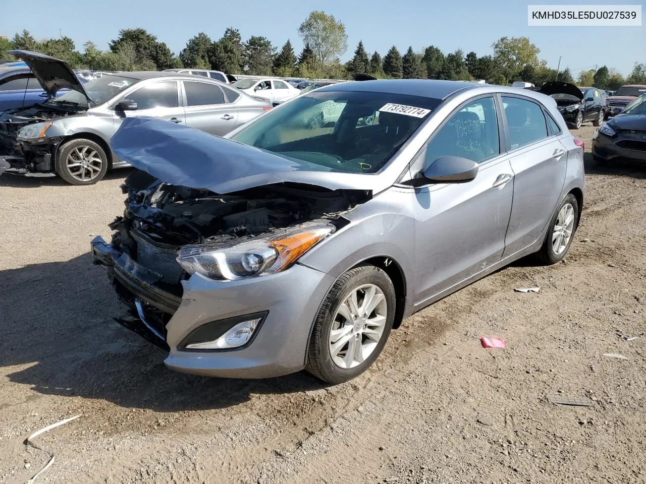 2013 Hyundai Elantra Gt VIN: KMHD35LE5DU027539 Lot: 73792774