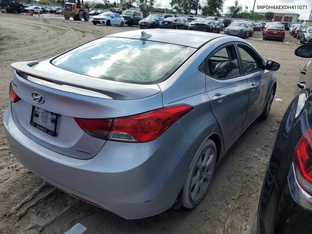 2013 Hyundai Elantra Gls VIN: 5NPDH4AEXDH411071 Lot: 73820094