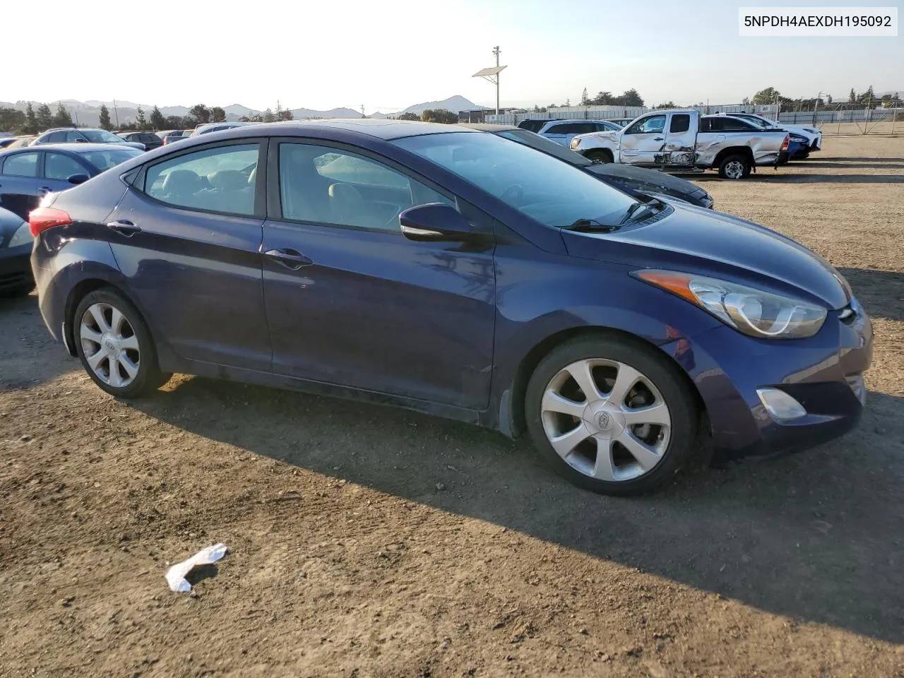 5NPDH4AEXDH195092 2013 Hyundai Elantra Gls