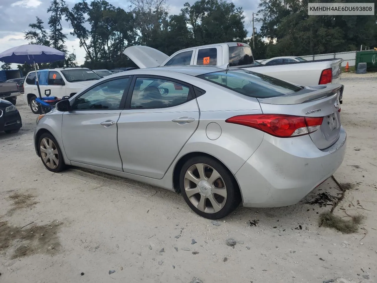 KMHDH4AE6DU693808 2013 Hyundai Elantra Gls