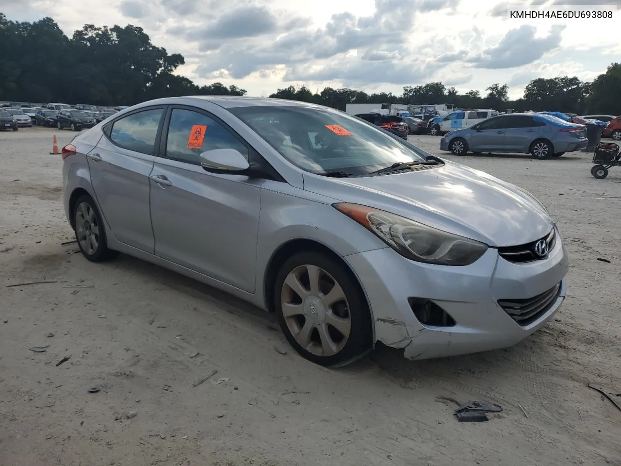 KMHDH4AE6DU693808 2013 Hyundai Elantra Gls