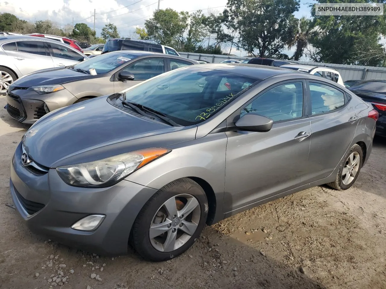 2013 Hyundai Elantra Gls VIN: 5NPDH4AE8DH389989 Lot: 73896114