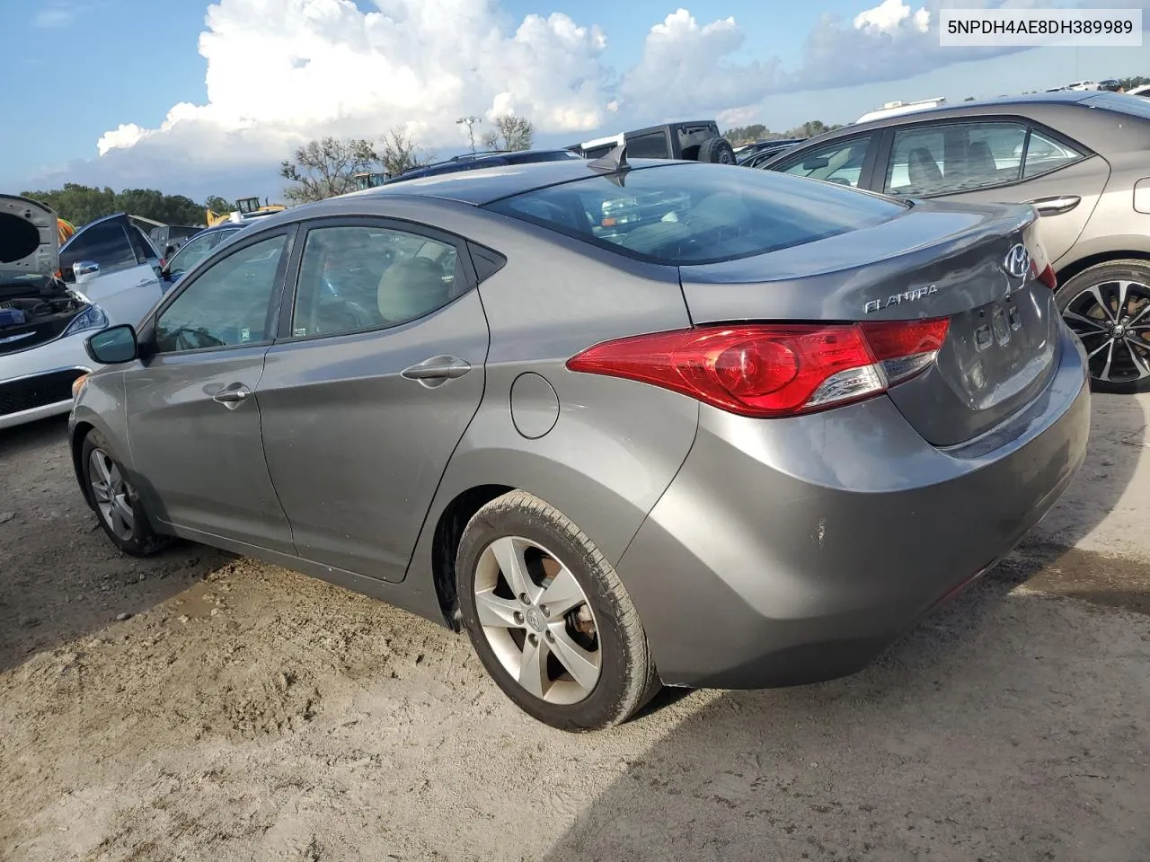 2013 Hyundai Elantra Gls VIN: 5NPDH4AE8DH389989 Lot: 73896114