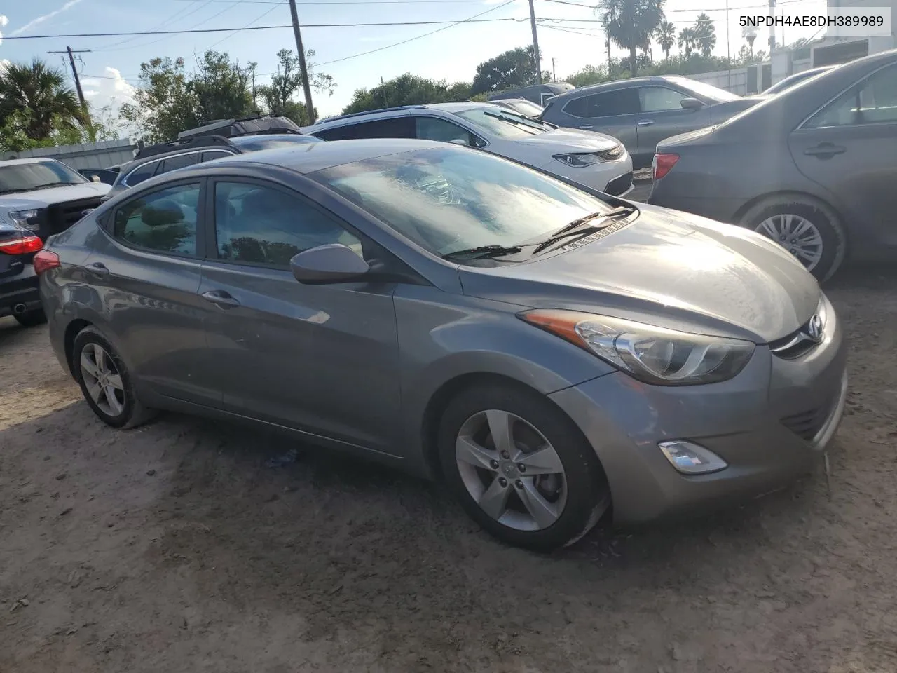 2013 Hyundai Elantra Gls VIN: 5NPDH4AE8DH389989 Lot: 73896114