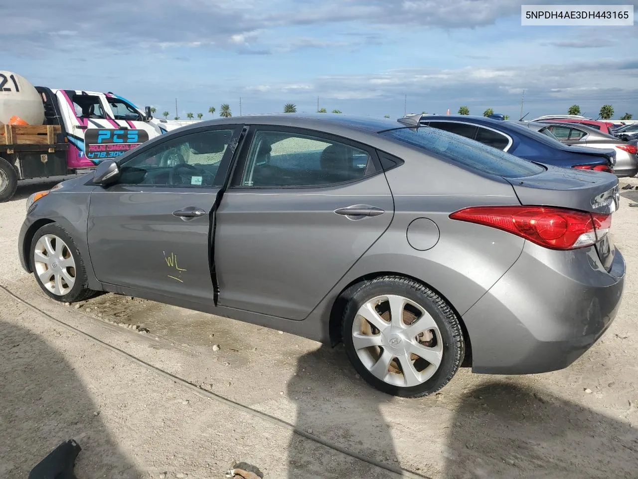 2013 Hyundai Elantra Gls VIN: 5NPDH4AE3DH443165 Lot: 73915014