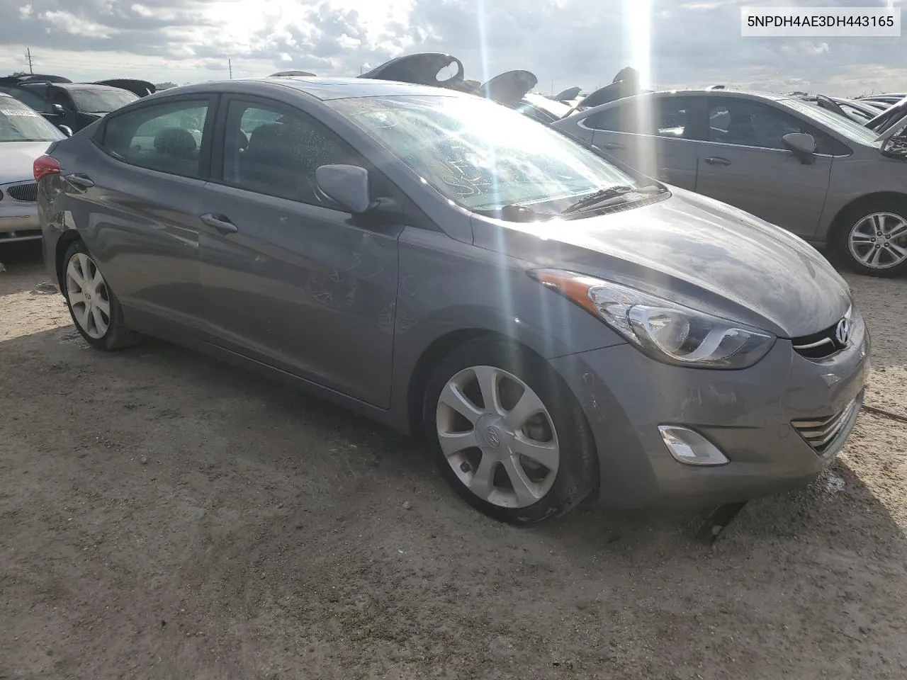 5NPDH4AE3DH443165 2013 Hyundai Elantra Gls