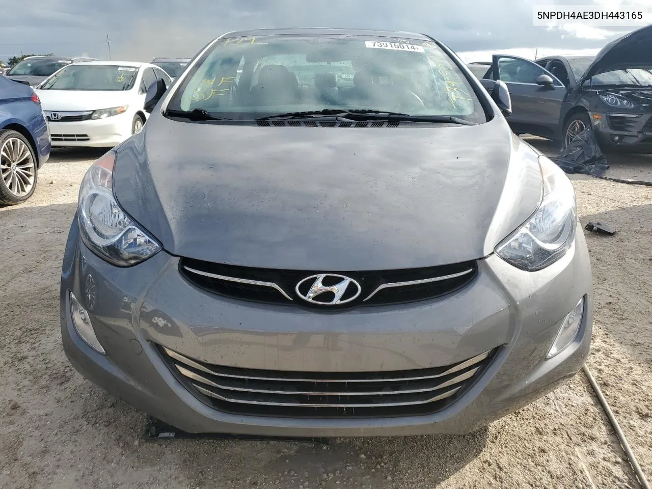 5NPDH4AE3DH443165 2013 Hyundai Elantra Gls