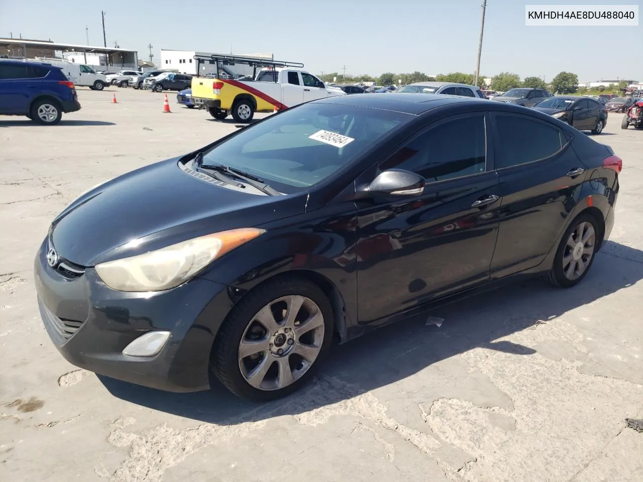 2013 Hyundai Elantra Gls VIN: KMHDH4AE8DU488040 Lot: 74093464