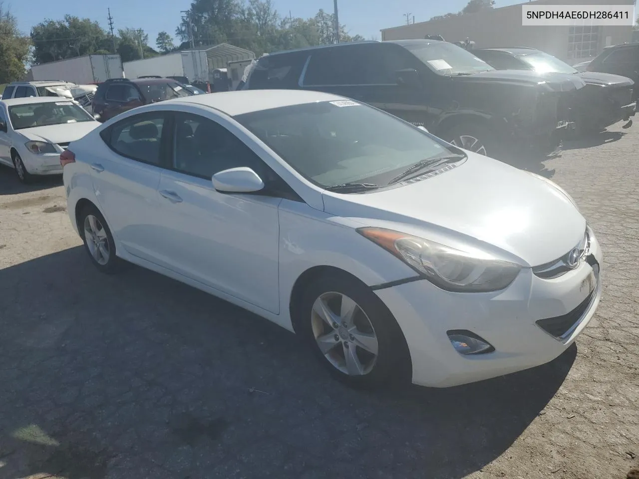 2013 Hyundai Elantra Gls VIN: 5NPDH4AE6DH286411 Lot: 74145904