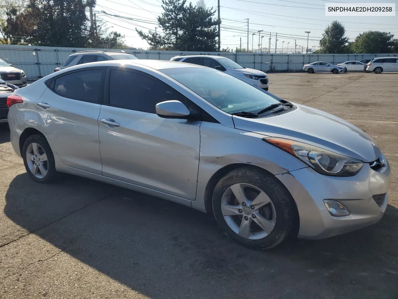 2013 Hyundai Elantra Gls VIN: 5NPDH4AE2DH209258 Lot: 74206444