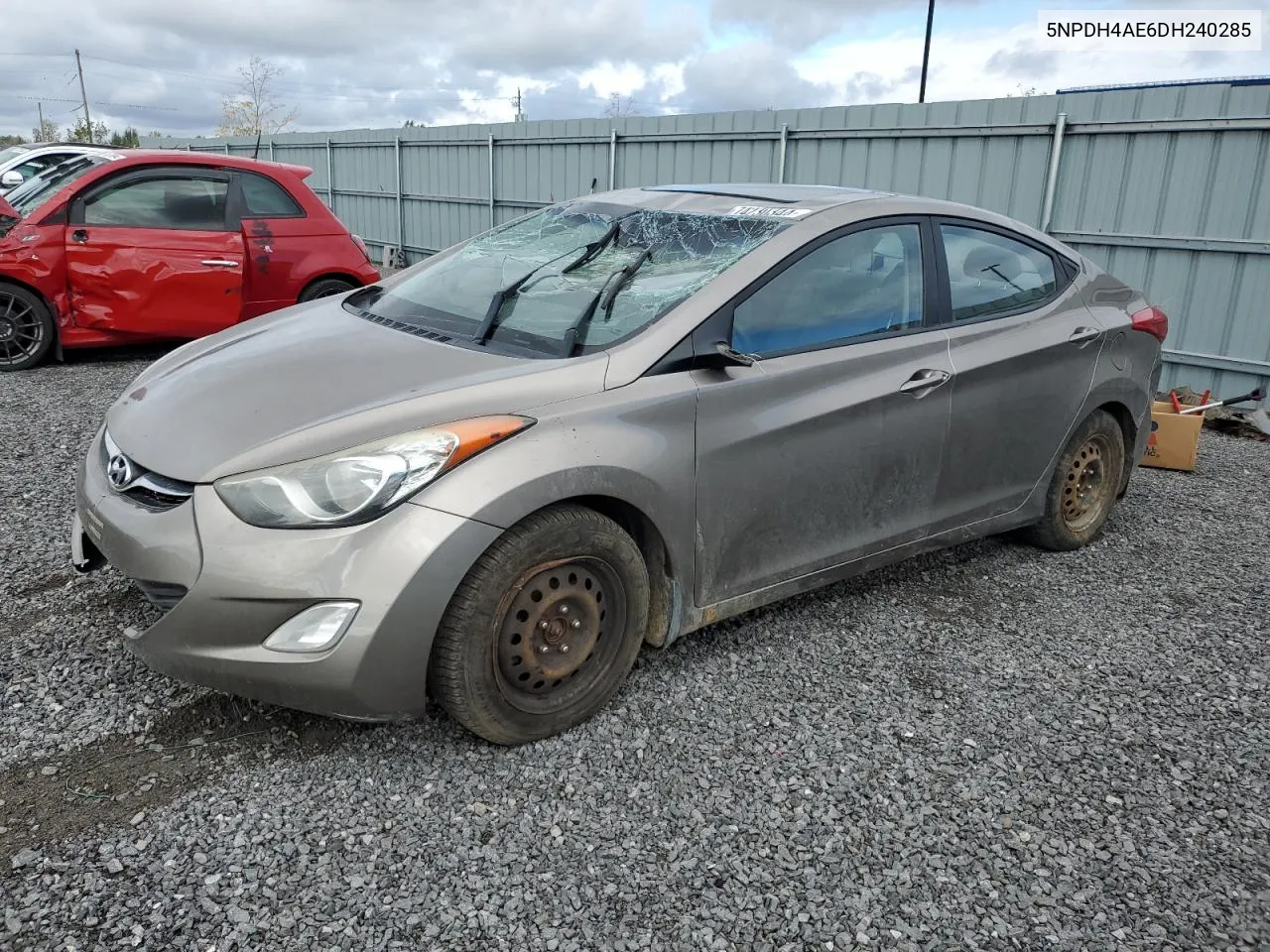 2013 Hyundai Elantra Gls VIN: 5NPDH4AE6DH240285 Lot: 74230344