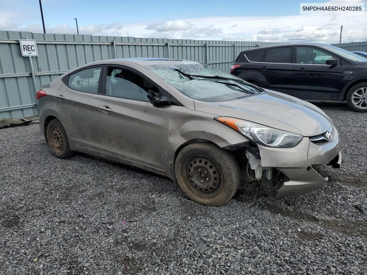 2013 Hyundai Elantra Gls VIN: 5NPDH4AE6DH240285 Lot: 74230344