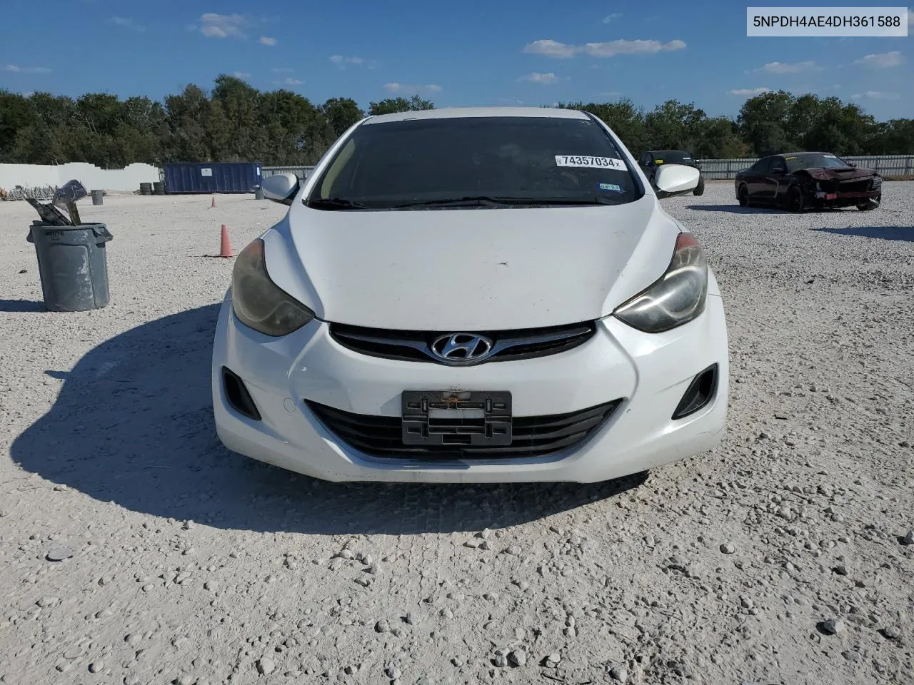 2013 Hyundai Elantra Gls VIN: 5NPDH4AE4DH361588 Lot: 74357034