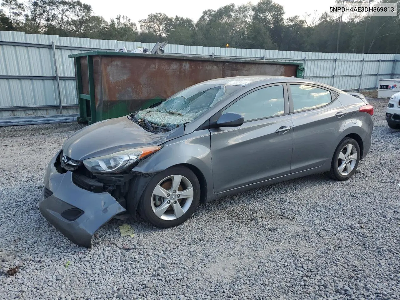 5NPDH4AE3DH369813 2013 Hyundai Elantra Gls