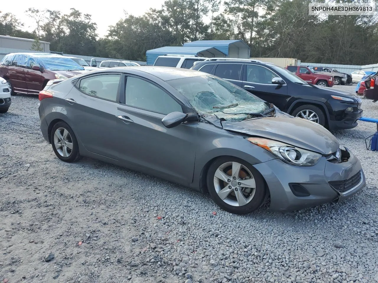 2013 Hyundai Elantra Gls VIN: 5NPDH4AE3DH369813 Lot: 74359354