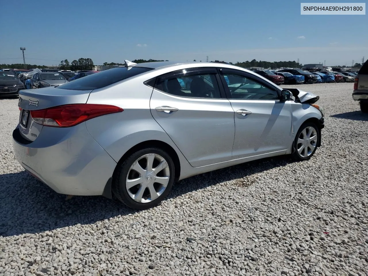 2013 Hyundai Elantra Gls VIN: 5NPDH4AE9DH291800 Lot: 74375824