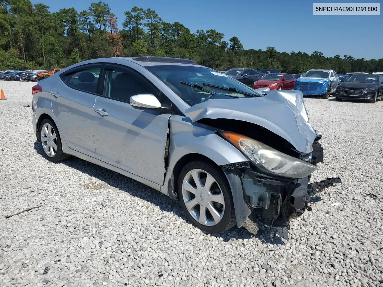 2013 Hyundai Elantra Gls VIN: 5NPDH4AE9DH291800 Lot: 74375824