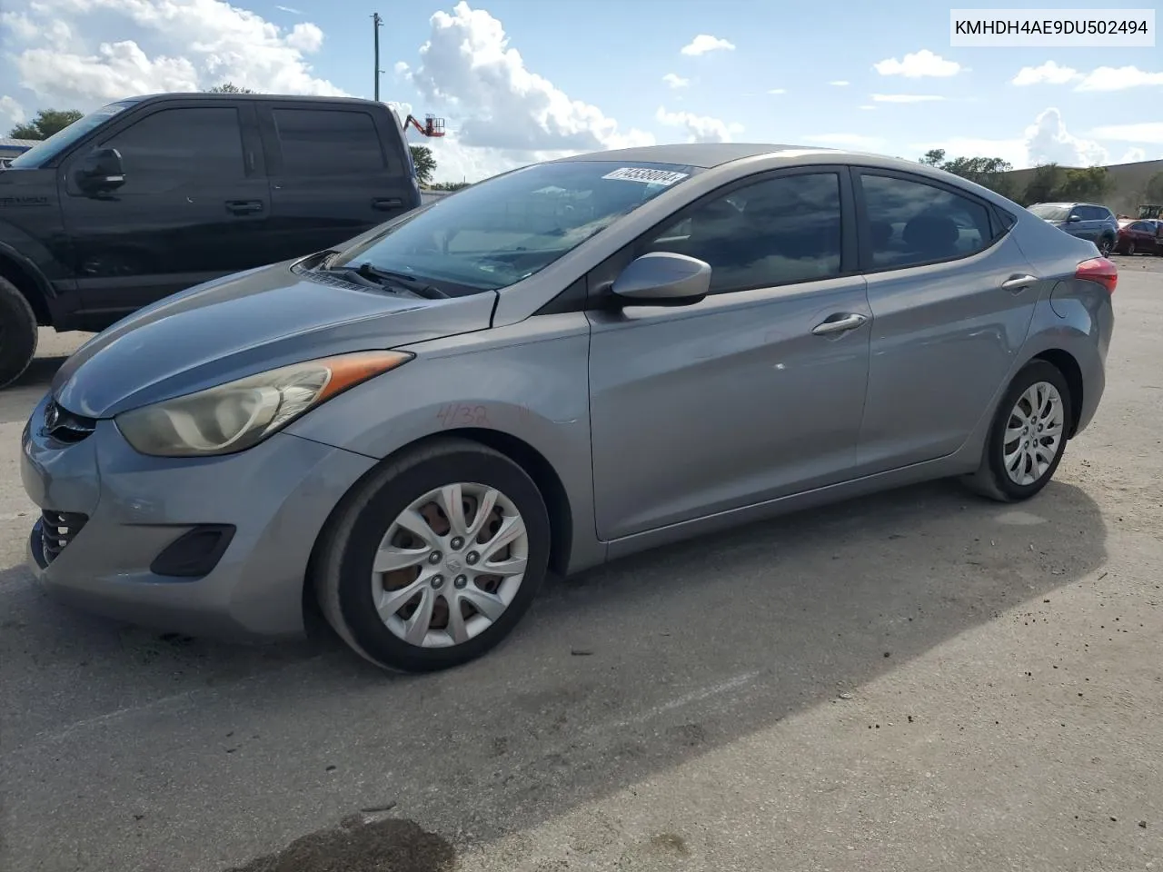 KMHDH4AE9DU502494 2013 Hyundai Elantra Gls