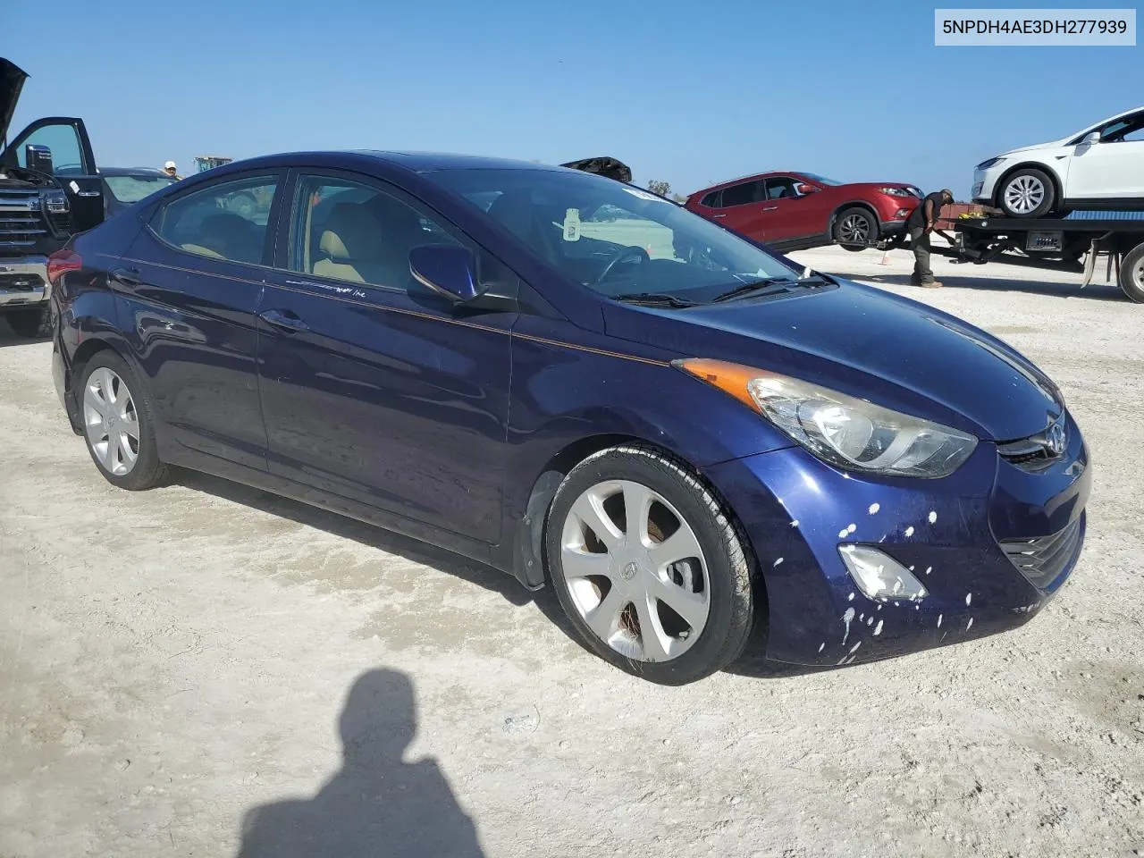 2013 Hyundai Elantra Gls VIN: 5NPDH4AE3DH277939 Lot: 74562464