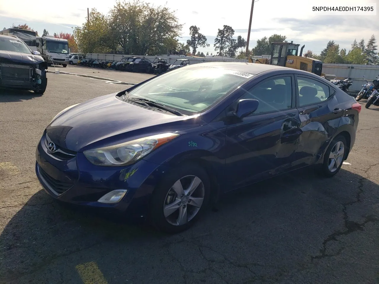 5NPDH4AE0DH174395 2013 Hyundai Elantra Gls