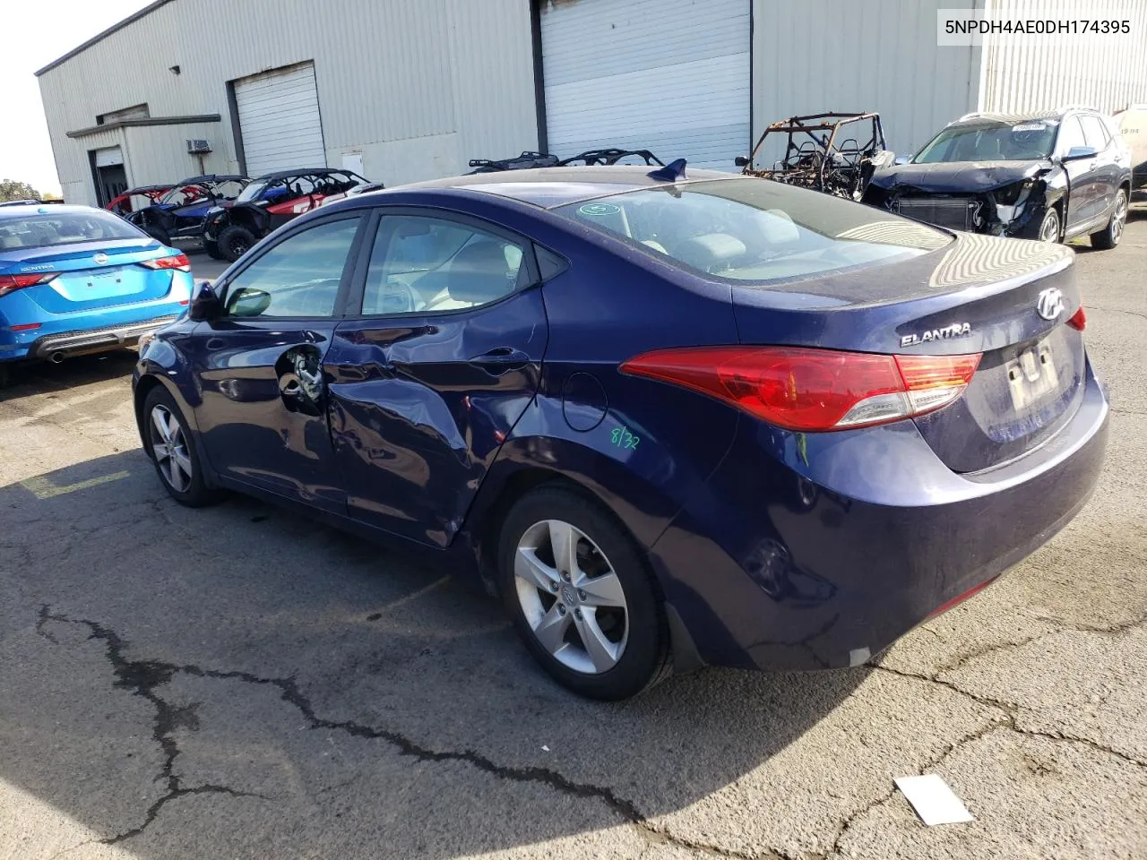 5NPDH4AE0DH174395 2013 Hyundai Elantra Gls