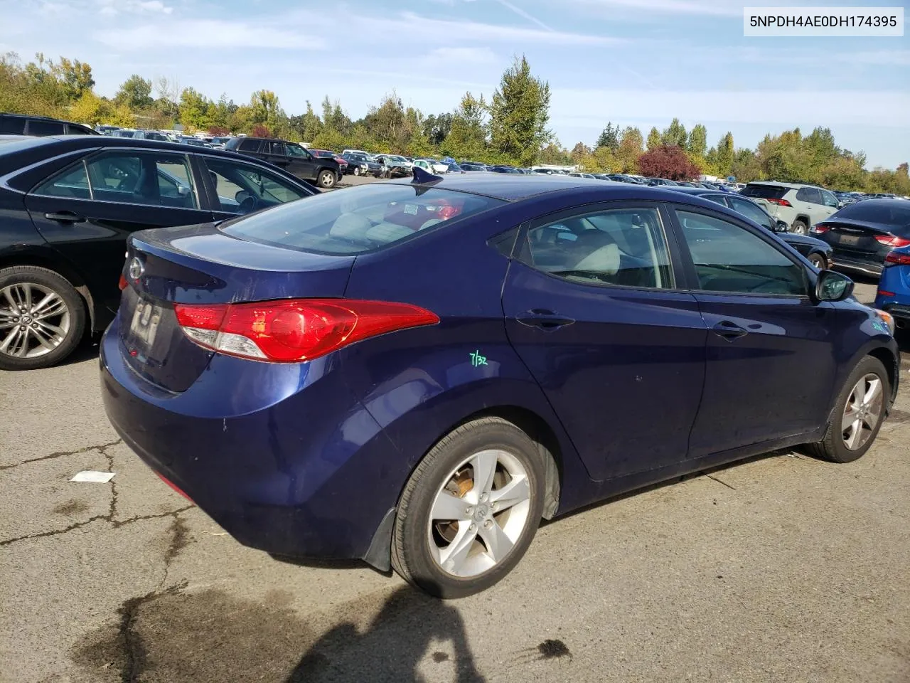 5NPDH4AE0DH174395 2013 Hyundai Elantra Gls