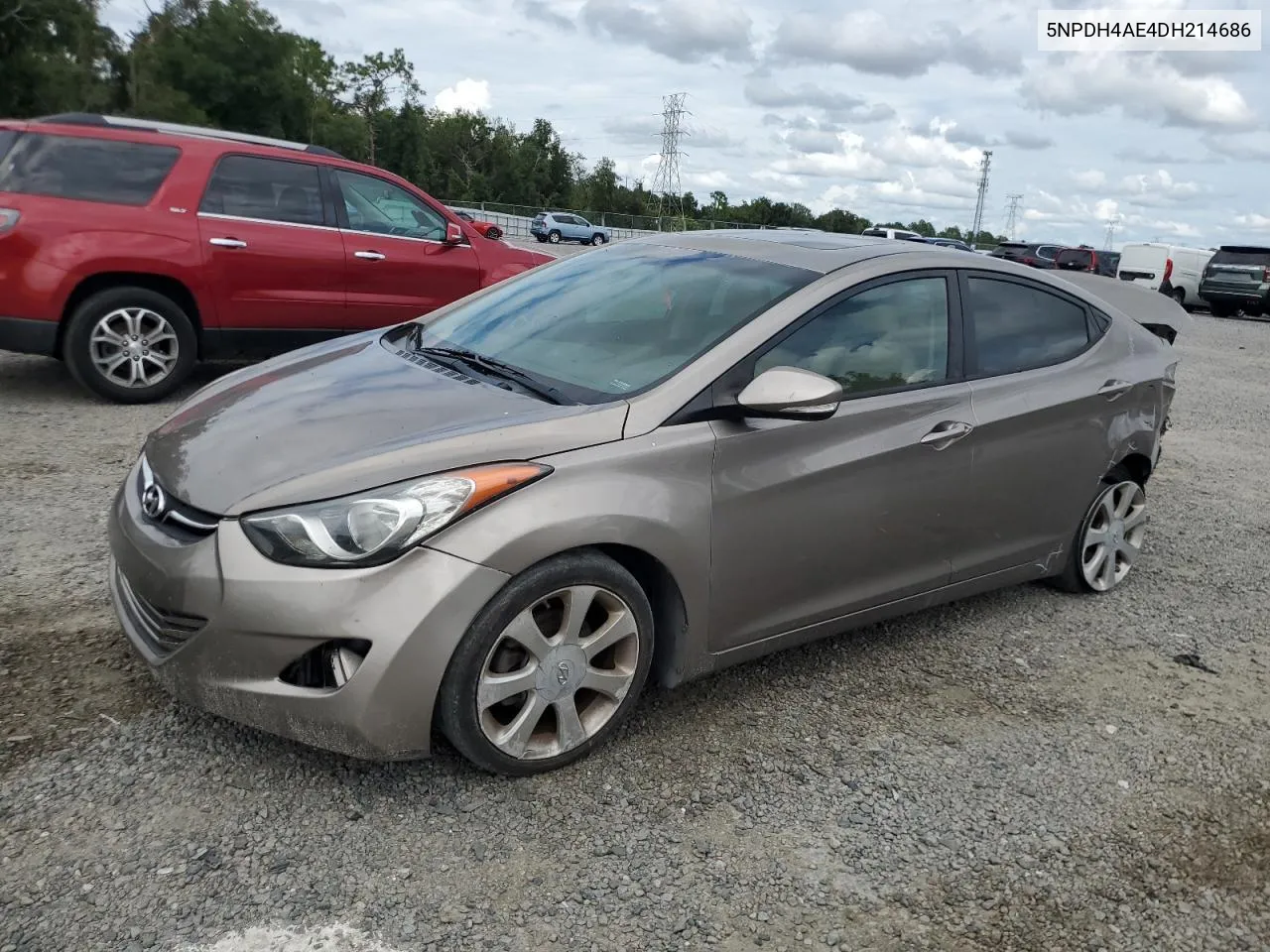 5NPDH4AE4DH214686 2013 Hyundai Elantra Gls