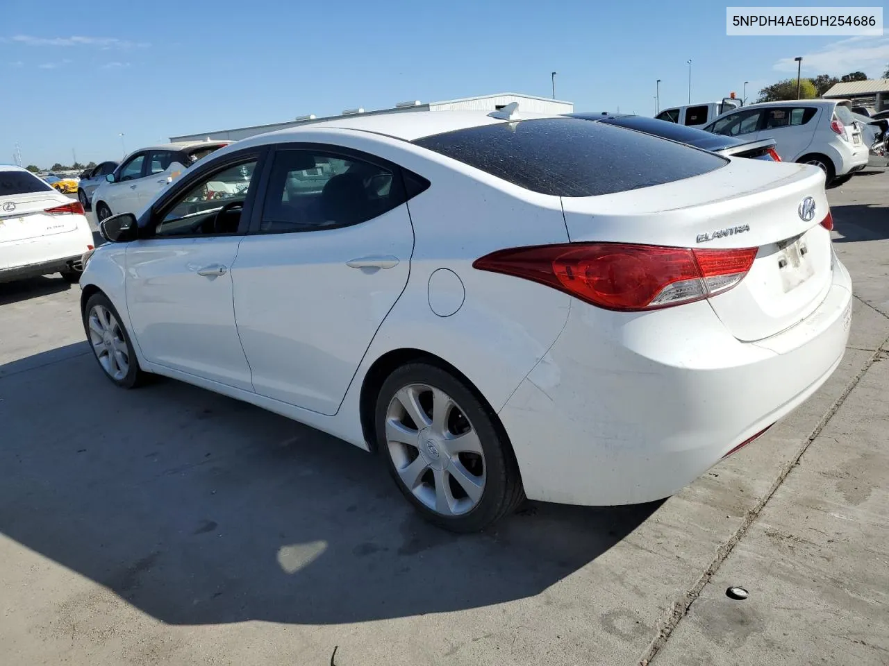 2013 Hyundai Elantra Gls VIN: 5NPDH4AE6DH254686 Lot: 74627574