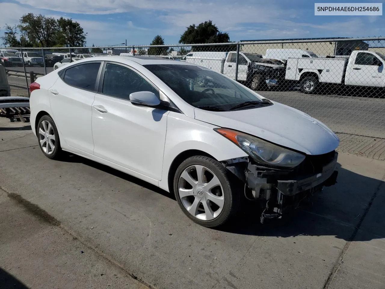 2013 Hyundai Elantra Gls VIN: 5NPDH4AE6DH254686 Lot: 74627574